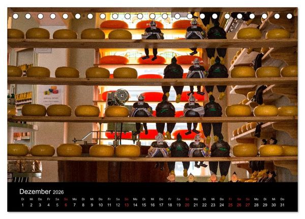 Produktbild: Ein fotografischer Streifzug durch Holland (Tischkalender 2026 DIN A5 quer), CALVENDO Monatskalender