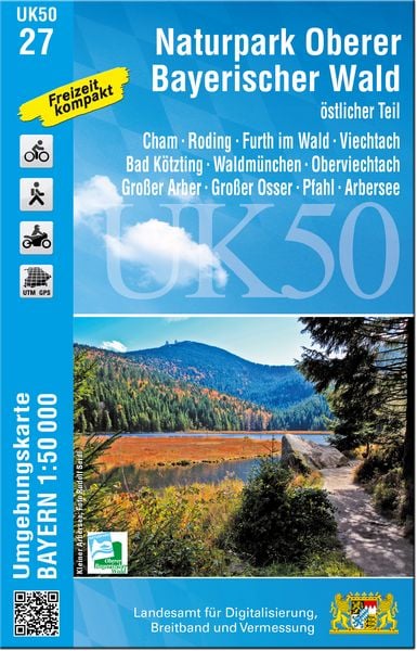 Produktbild: UK50-27 Naturpark Oberer Bayerischer Wald - &ouml;stlicher Teil