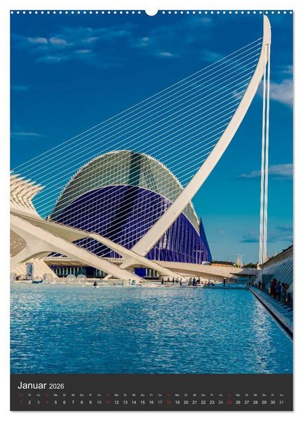 Produktbild: Valencia entdecken (Wandkalender 2026 DIN A2 hoch), CALVENDO Monatskalender