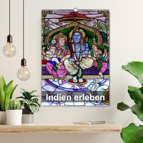 Produktbild: Indien erleben (Wandkalender 2026 DIN A2 hoch), CALVENDO Monatskalender