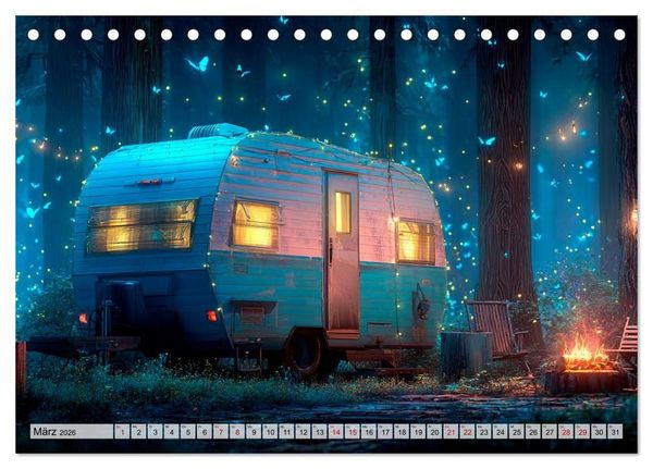Produktbild: Caravanesque (Tischkalender 2026 DIN A5 quer), CALVENDO Monatskalender