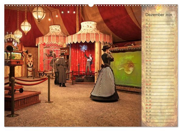 Produktbild: Steampunk Carnival (Wandkalender 2026 DIN A2 quer), CALVENDO Monatskalender