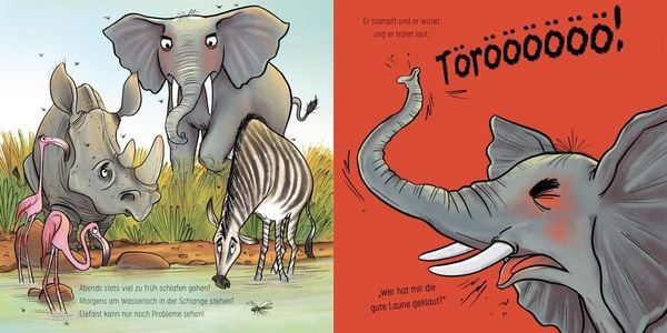 Produktbild: LESEMAUS 203: Elefant will durch die Wand