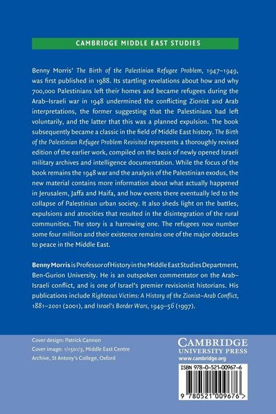 Produktbild: The Birth of the Palestinian Refugee Problem Revisited