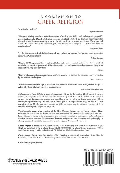 Produktbild: Companion Greek Religion