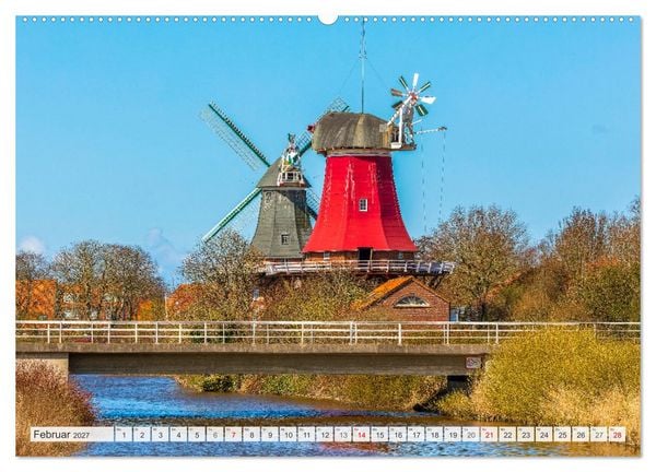 Produktbild: OSTFRIESLAND Wundervolle Halbinsel am Wattenmeer (Wandkalender 2027 DIN A2 quer), CALVENDO Monatskalender
