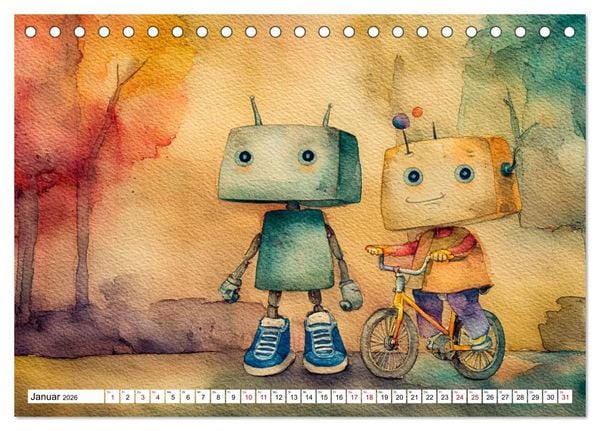 Produktbild: Leevi - Ein Freund zum Tr&auml;umen und Staunen (Tischkalender 2026 DIN A5 quer), CALVENDO Monatskalender