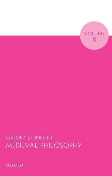 Produktbild: Oxford Studies in Medieval Philosophy Volume 8