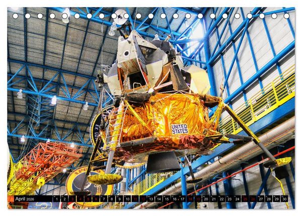 Produktbild: Kennedy Space Center (Tischkalender 2026 DIN A5 quer), CALVENDO Monatskalender