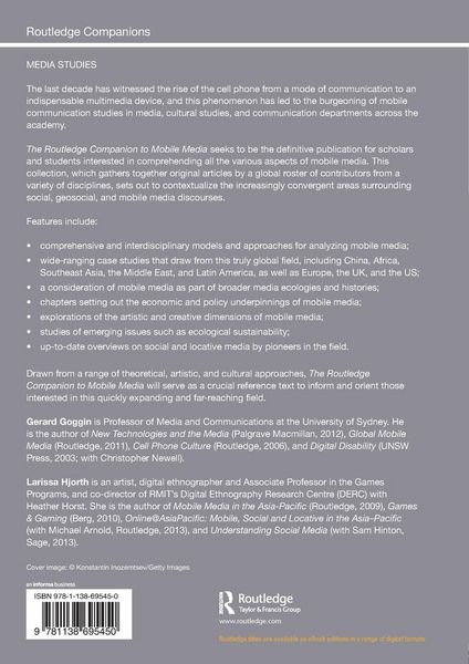Produktbild: The Routledge Companion to Mobile Media