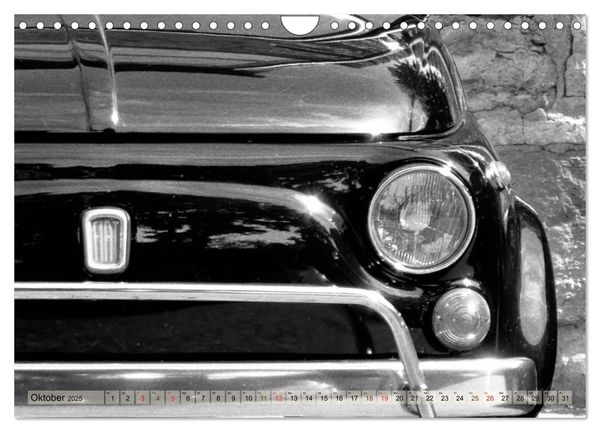 Produktbild: il Cinquecento - Details im Fokus - im Look eines legend&auml;ren Analogfilms (Wandkalender 2025 DIN A4 quer), CALVENDO Monatskalender