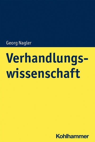 Produktbild: Verhandlungswissenschaft