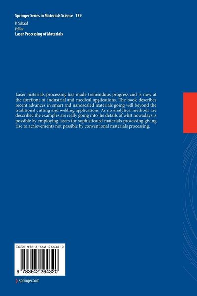 Produktbild: Laser Processing of Materials