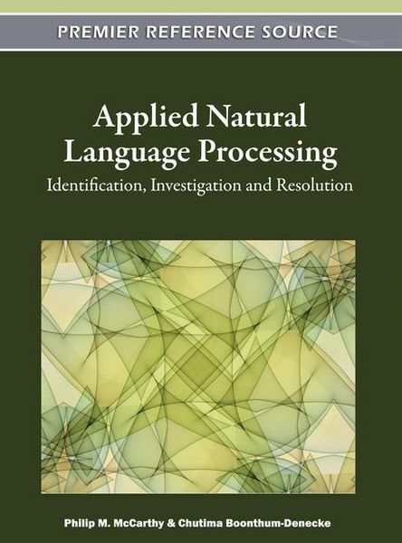 Produktbild: Applied Natural Language Processing: Identification, Investigation and Resolution