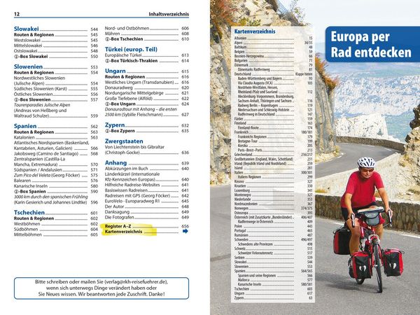 Produktbild: Reise Know-How Reisef&uuml;hrer Europa per Rad