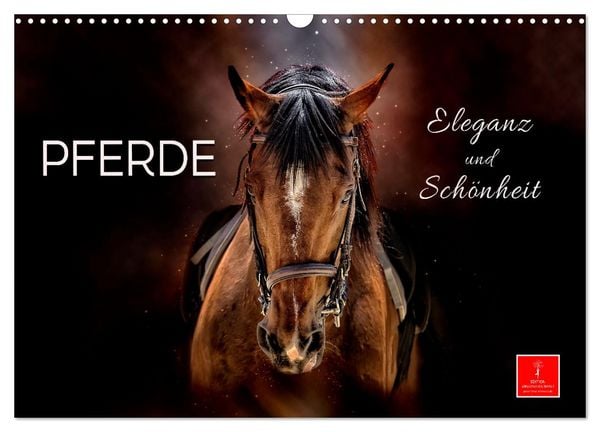 Produktbild: Eleganz und Sch&ouml;nheit - Pferde (Wandkalender 2026 DIN A3 quer), CALVENDO Monatskalender