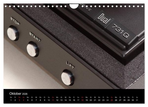 Produktbild: Vintage Turntables Made In Schwarzwald (Wandkalender 2026 DIN A4 quer), CALVENDO Monatskalender