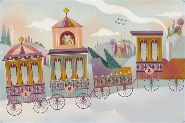 Produktbild: Bald ist Weihnachten! Das Adventskalenderbuch