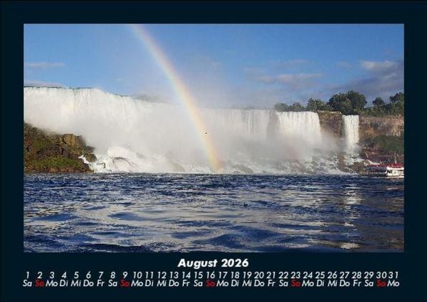 Produktbild: Wasserf&auml;lle 2026 Fotokalender DIN A5