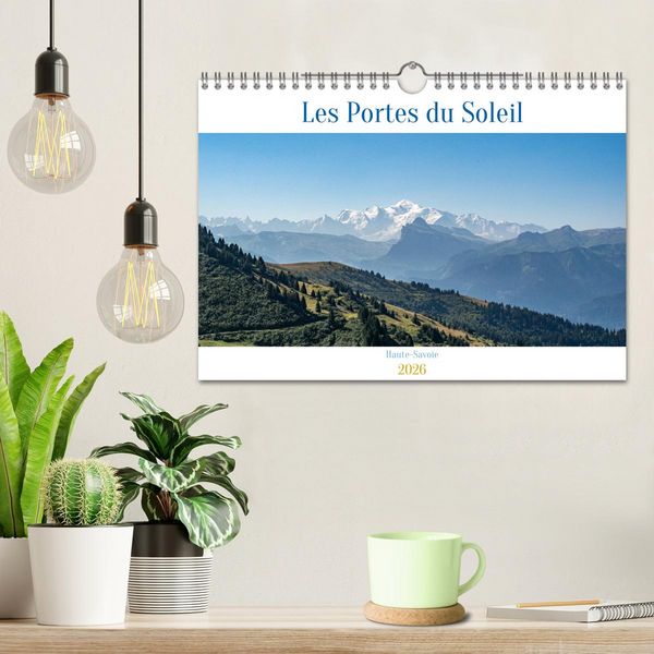 Produktbild: Les Portes du Soleil, Haute-Savoie (Calendrier mural 2026 DIN A4 vertical), CALVENDO calendrier mensuel