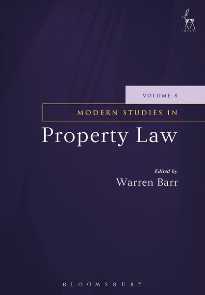 Produktbild: Modern Studies in Property Law - Volume 8