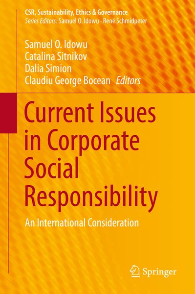 Produktbild: Current Issues in Corporate Social Responsibility