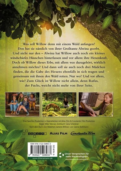 Produktbild: Ein M&auml;dchen namens Willow: Das Buch zum Film