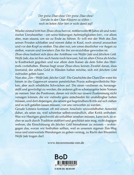 Produktbild: Zen Wei&szlig;e Jade, falsches Gold