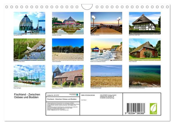 Produktbild: Fischland - Zwischen Ostsee und Bodden (Wandkalender 2027 DIN A4 quer), CALVENDO Monatskalender
