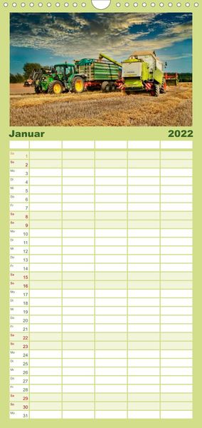 Produktbild: Familienplaner Landwirtschaft - die Zukunft ist digital (Wandkalender 2022 , 21 cm x 45 cm, hoch)