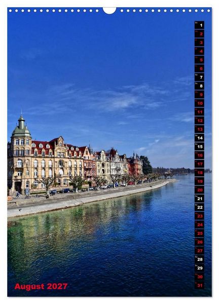 Produktbild: Unterwegs in Konstanz (Wandkalender 2027 DIN A3 hoch), CALVENDO Monatskalender