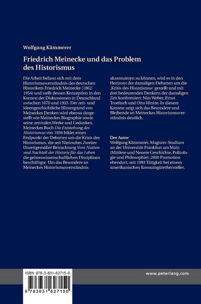 Produktbild: Friedrich Meinecke und das Problem des Historismus