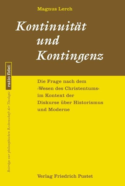 Produktbild: Kontinuit&auml;t und Kontingenz