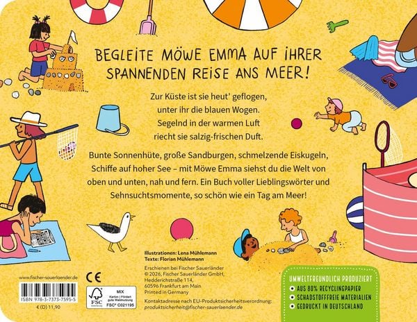 Produktbild: M&ouml;we Emma im Gewimmel: Am Meer
