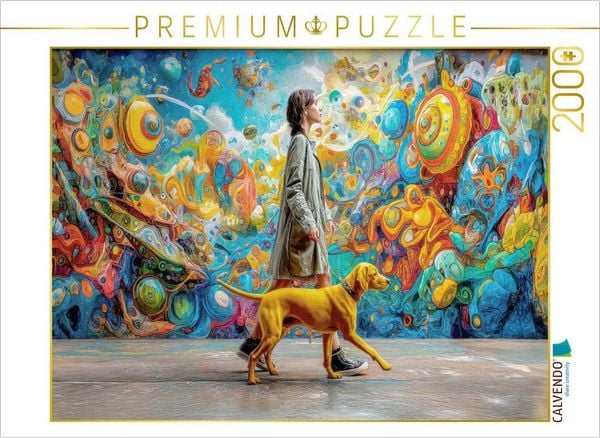 Produktbild: CALVENDO Puzzle Bunte Stadt | 2000 Teile Lege-Gr&ouml;&szlig;e 90x67cm Foto-Puzzle f&uuml;r gl&uuml;ckliche Stunden