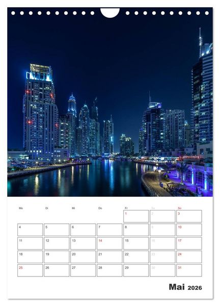 Produktbild: Vertical Dubai 2026 (Wandkalender 2026 DIN A4 hoch), CALVENDO Monatskalender