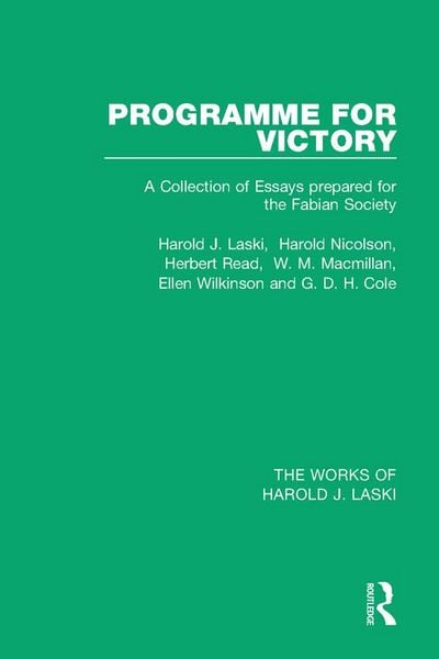 Produktbild: Programme for Victory (Works of Harold J. Laski)