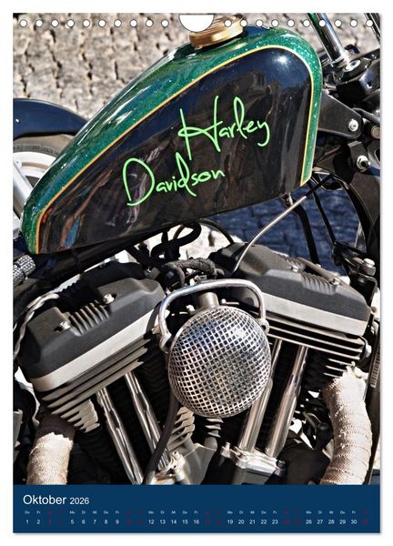 Produktbild: Mein Motorradkalender (Wandkalender 2026 DIN A4 hoch), CALVENDO Monatskalender
