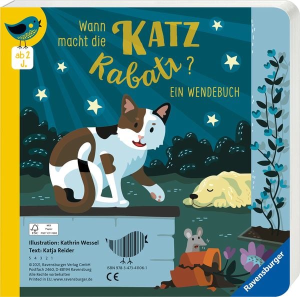 Produktbild: Wann gehts rund beim Hund?/ Wann macht die Katz Rabatz?: Ein Wendebuch