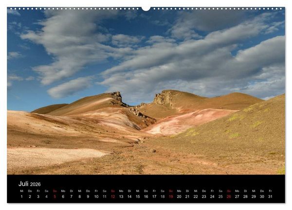 Produktbild: Faszination Island (Wandkalender 2026 DIN A2 quer), CALVENDO Monatskalender