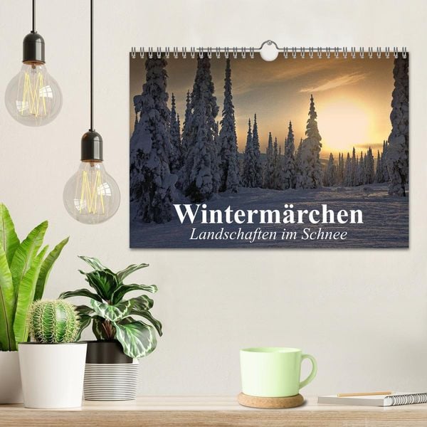 Produktbild: Winterm&auml;rchen Landschaften im Schnee (Wandkalender 2026 DIN A4 quer), CALVENDO Monatskalender