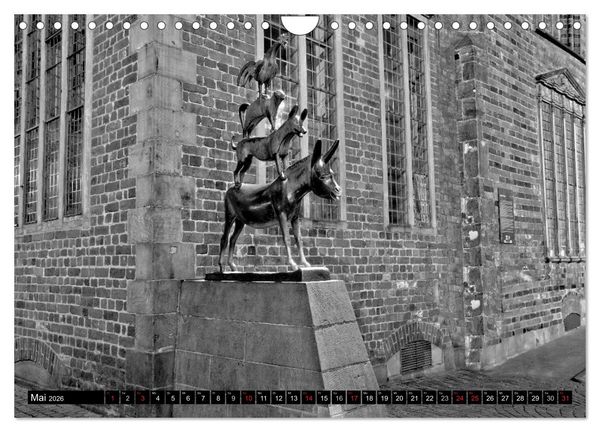 Produktbild: Historisches Bremen (Wandkalender 2026 DIN A4 quer), CALVENDO Monatskalender