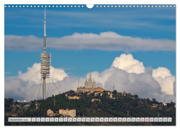 Produktbild: BARCELONA - Metropole am Mittelmeer (Wandkalender 2026 DIN A3 quer), CALVENDO Monatskalender