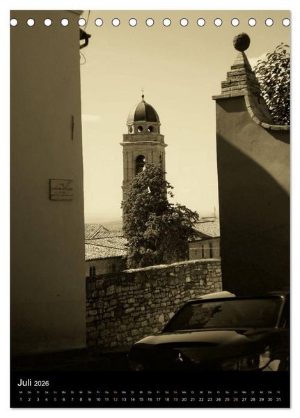 Produktbild: Assisi. Ein Ort der Besinnung. (Tischkalender 2026 DIN A5 hoch), CALVENDO Monatskalender