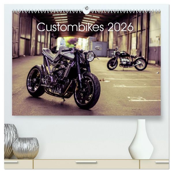 Produktbild: Custombikes 2026 (hochwertiger Premium Wandkalender 2026 DIN A2 quer), Kunstdruck in Hochglanz
