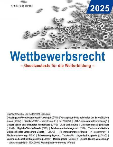 Produktbild: Wettbewerbsrecht 2025