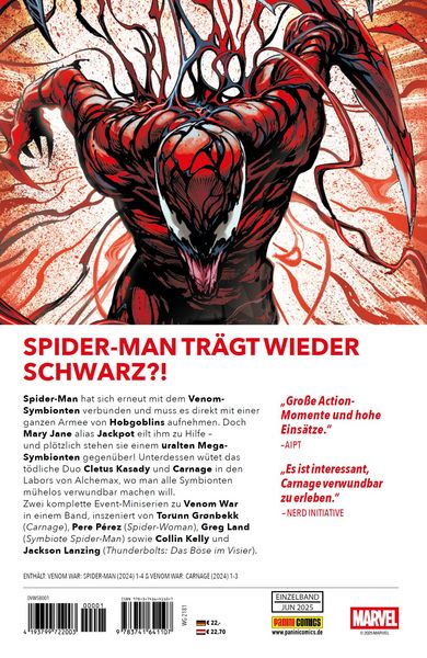 Produktbild: Venom War: Spider-Man/Carnage