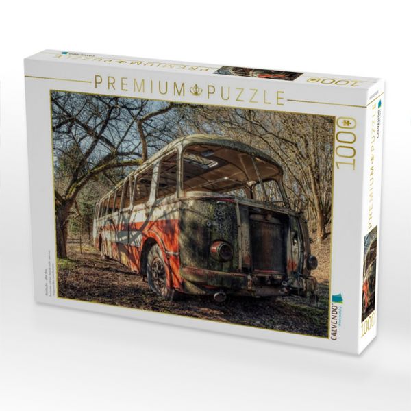 Produktbild: CALVENDO Puzzle Rostlaube - alter Bus | 1000 Teile Lege-Gr&ouml;&szlig;e 64x48cm Foto-Puzzle f&uuml;r gl&uuml;ckliche Stunden
