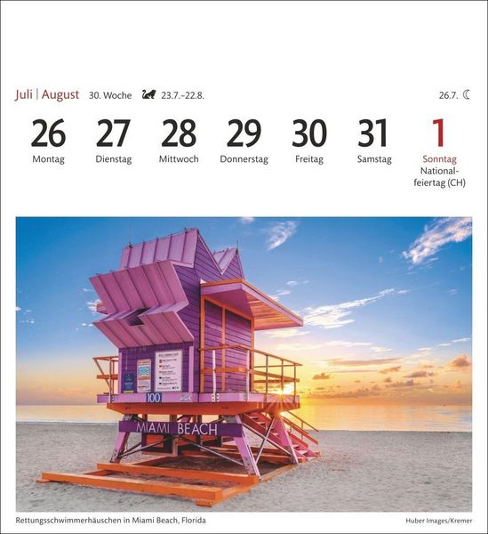 Produktbild: USA Sehnsuchtskalender 2027 - Wochenkalender mit 53 Postkarten