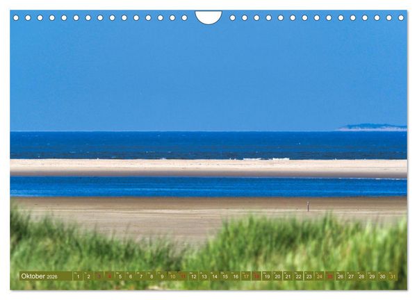 Produktbild: BORKUM Entdeckungen (Wandkalender 2026 DIN A4 quer), CALVENDO Monatskalender